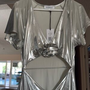 Brand new weworewhat silver fancy dress
